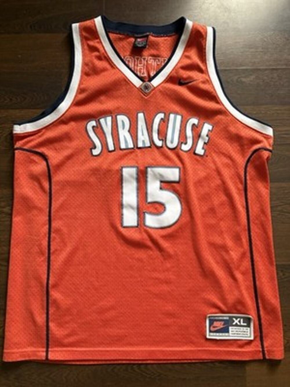 Vintage 2004 Nike Syracuse Carmelo Anthony #15 Jersey XL